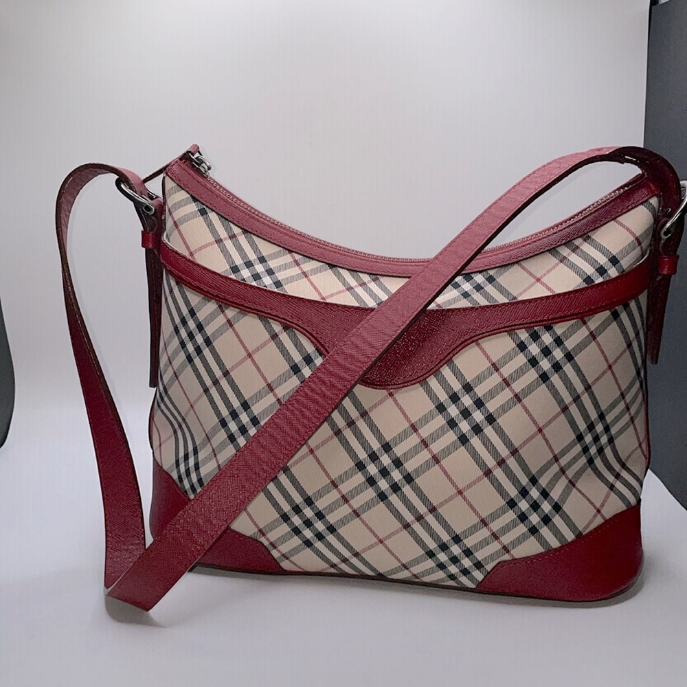 BURBERRY Nova Check Shoulder Bag Purse - Picture 6 of 16